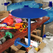 Klein Blue Wall-mounted Table Delight Tea Table Wall Mounted Small Roundtable Wall-mounted Tea Table Coffee Table Wall Art a few