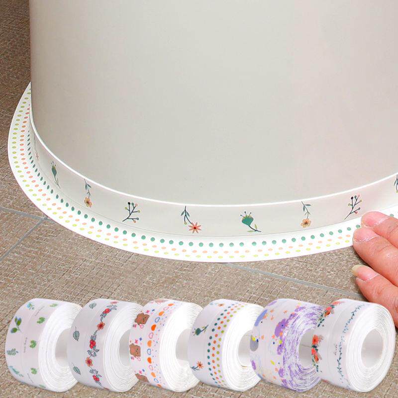 Toilet sealing rings Adhesive Tapes Beauty and Waterproof Adhesive Tape Kitchen Damp kitchen Kitchen Damp kitchen Sink Gap Toilet Bar Bath