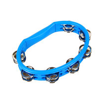 Double-row bell drum ABS brass hand rocking bell professional percussion instrument hand rocking bells drummer drummer for dance instruments accessories Blue