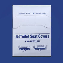 Faranime Stainless Steel Disposable Toilet Cushion Cardboard Box Hotel Toilet Special Sitting Poo Paper Crammy Paper Towel Rack