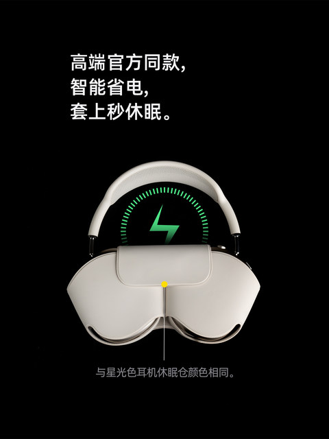 [Guxou New Model]Suitable for AirPods Max Sleep Mode Case, Starlight Purple Midnight Color, Apple Over-Ear Headphones Storage Bag, Protective Case, Apm Earcups, Headband, Max2 Accessories