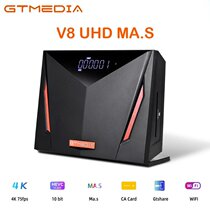 GTMEDIA-decodificador de TV Mars V8 UHD DVB-S2 S2X DVB-T2