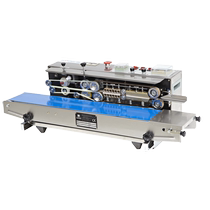 Brother FRD1000W luxury ink wheel inkjet printing production date commercial fully automatic continuous sealing machine tea food aluminum foil plastic kraft bag packaging machine