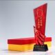 New Model of Crystal Trophy as a Retirement Souvenir, a Creative Military Gift for Fellow Soldiers, Brothers, Colleagues, Veteran Gatherings, and Platoon Leaders