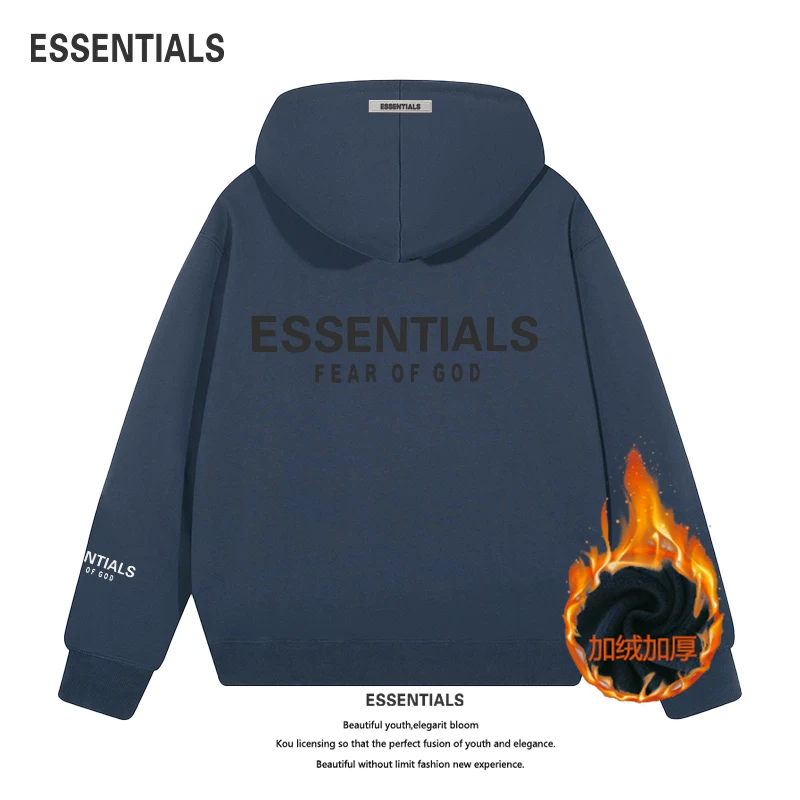 Спортивная кофта Essentials OIOI с капюшоном, спортивная кепка, худи, для любимого, американский стиль
