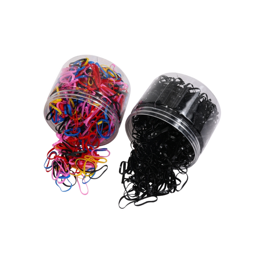 Disposable rubber band widening and thickening simple black hair rope