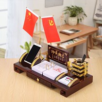 Desk Calendar Shelf 2022 Calendar Stands Office Swing Piece Creative High-end Desk Pen Holder boss Adornment Shop