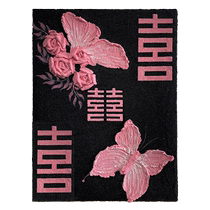 Чистый красный черный розовый праздничный с кварцевым песком пропилена Цифровая масляная картина Дия Рука Новый свадебный подарок украшение подарка