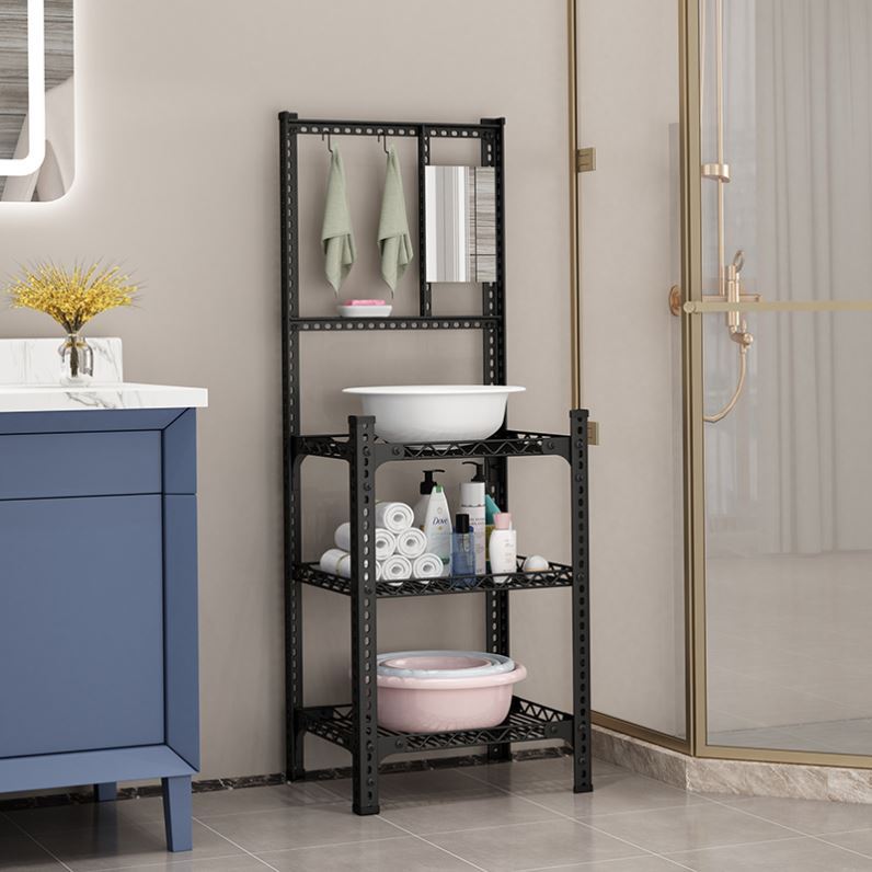 Washing rack floor-to-ceiling rural washbasin rack bathroom powder room home multi-functional simple and modern