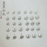 Металлические серебряные бусины, браслет, ожерелье, аксессуар, аксессуары