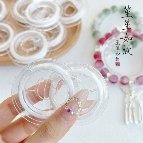 Сплющенная эластичная нить Duke из бисера, материал «сделай сам», ожерелье ручной работы, ювелирные изделия, износостойкий браслет, аксессуары из веревки