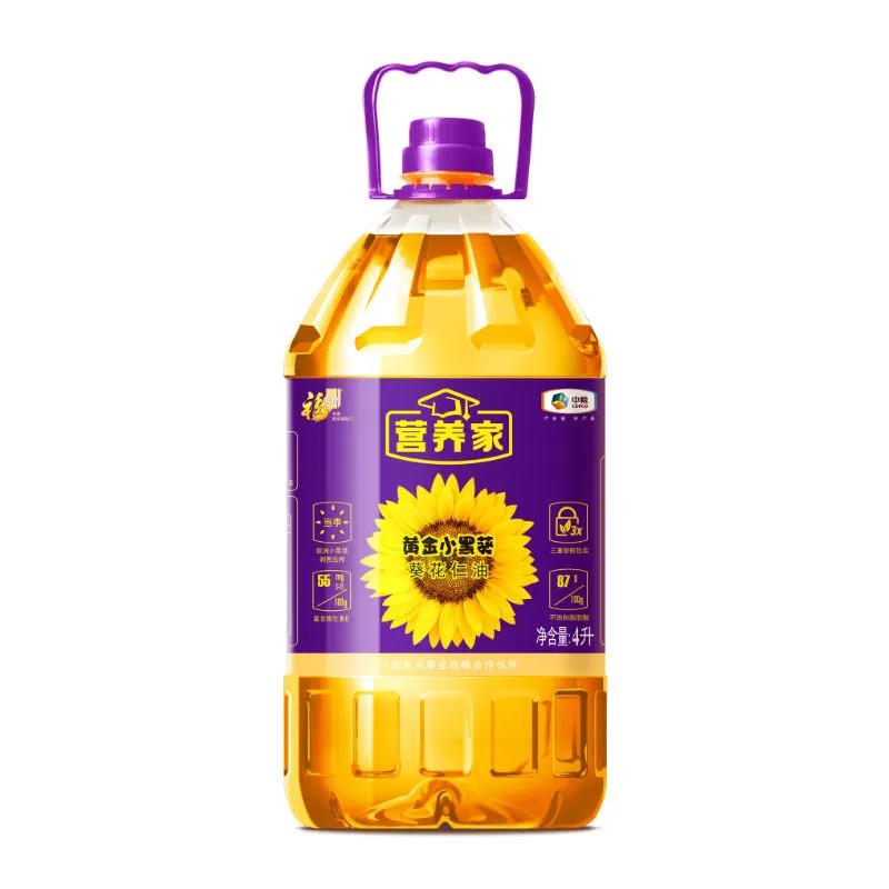 福临门4L营养家黄金小黑葵葵花仁油