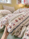 Cloud-Like Puff Yarn Ultra-Soft Ins-Style Cozy Bed Four-Piece Set Student Dormitory Three-Piece Fitted Sheet Set
