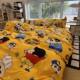 Versatile Trendy Ins-Style Washed Cotton Bed Sheet and Duvet Cover Four-Piece Set, New Model for Student Dormitory Single Bed Three-Piece Set