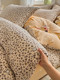 New Soft and Delicate Ultra-Soft Cloud Cotton Three-Piece Set, Cloud-Like Washed Cotton Soft Crinkled Gauze Duvet Cover Four-Piece Set