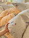 New soft, waxy, delicate and super soft cloud cotton three-piece set, cloud-like washed cotton soft wrinkled gauze quilt cover, four-piece set