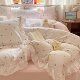 Super Soft Double-Layer Gauze Four-Piece Bedding Set, Korean Style French Lace Quilt Cover, Four-Season Dormitory Bed Sheet and Quilt Cover Three-Piece Set