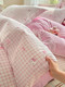 New Soft and Delicate Ultra-Soft Cloud Cotton Three-Piece Set, Cloud-Like Washed Cotton Soft Crinkled Gauze Duvet Cover Four-Piece Set