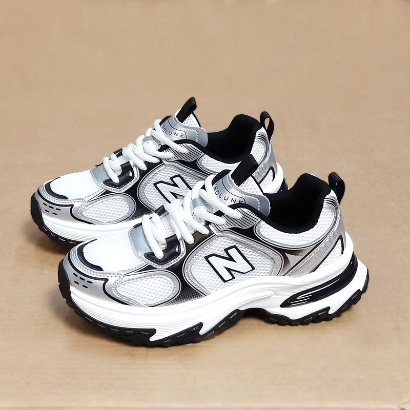 New Balance Official Authentic Men's and Women's Sports Casual Shoes, Thick-Soled Couple Style, Lightweight Height-Increasing Dad Shoes 819