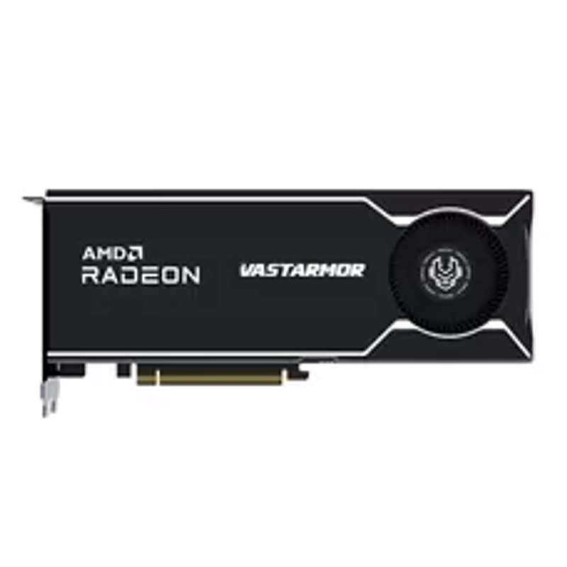 Видеокарта Hankai AMD RADEON AI PRO R9700 для рабочей станции объемом 32 ГБ поддерживает расширение на несколько графических процессоров. Изображение 1