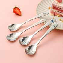 304 Stainless Steel Spoon Home Children Eat Small Spoon Cute Baby Meal Spoon Spoon Spoon Spoon Soup Spoon