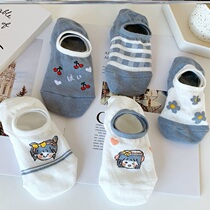 Socks boat socks socks summer thin female student non-slip do not fall with the tide cute Japanese boat socks women invisible new model
