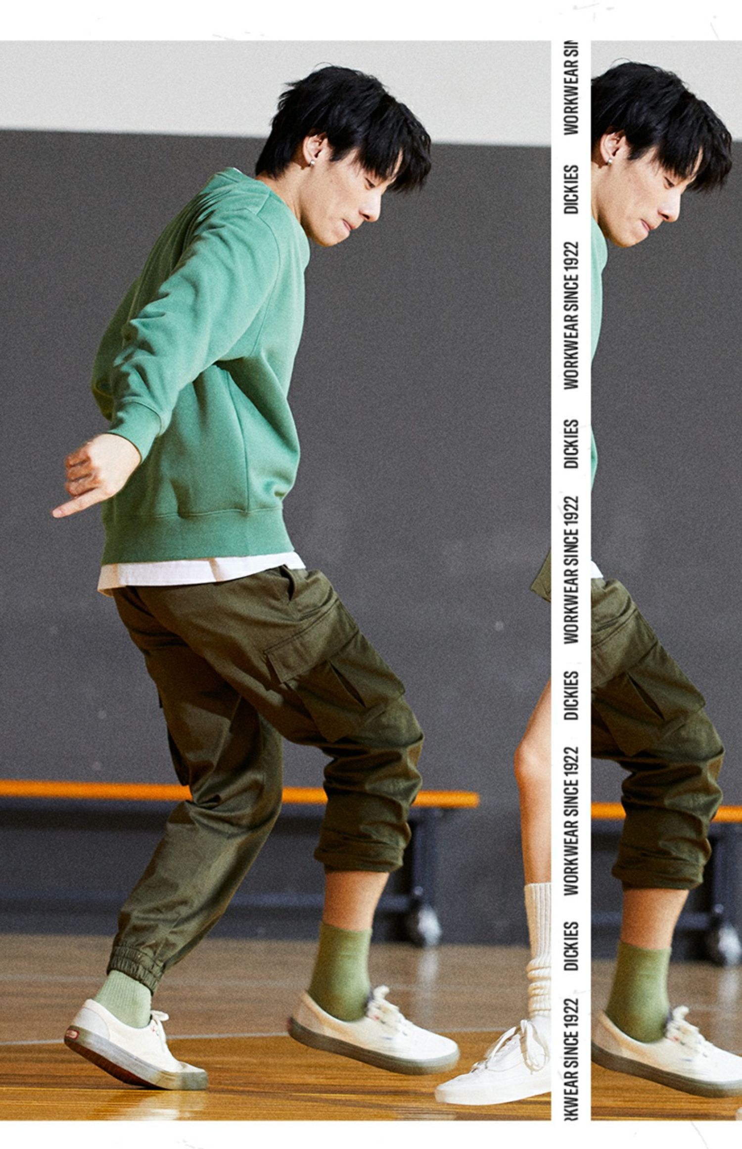 Dickies 帝客 情侣款 LOGO印花多袋工装束脚休闲裤 凑单折后￥99.3包邮 多色可选