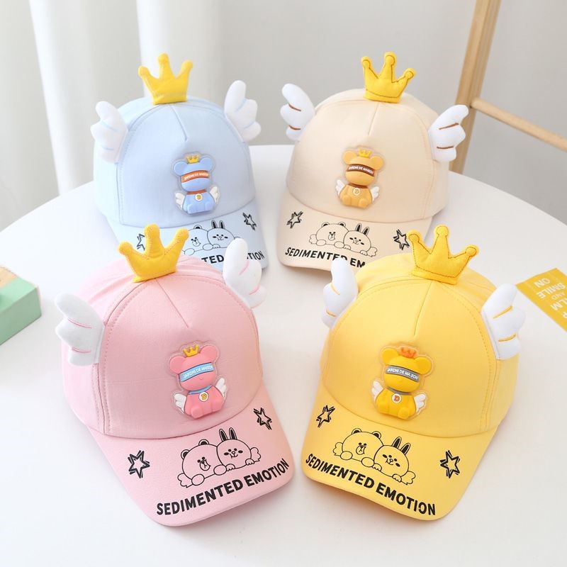 Children's hats for girls spring and autumn new 2021 net red cute trend baby Korean version fashion summer and autumn boys and girls