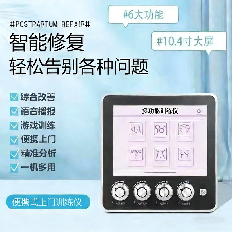 Portable Game Training Electromyography Printing Model Assessment Pelvic Repair Device Beauty Salon Postpartum Recovery Home Service All-In-One Machine