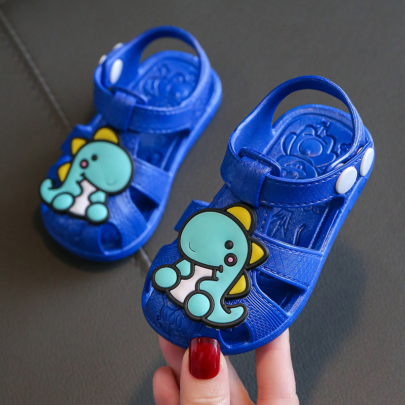 Children's Sandals 2024 New Summer Models for Boys and Girls, Closed-Toe Clogs, Infant Non-Slip Soft-Soled Toddler Shoes