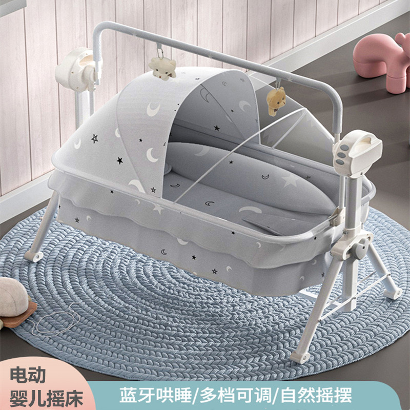 Baby rocks bed coaxing artifact chair rockchair cradle cradle bed with doll sleeping cradle