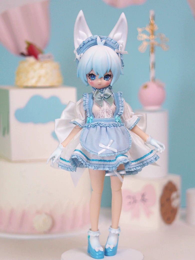 Подлинная UFDOLL 6 точек BJD MINI Tea Blind Basic Box Move Patrol игрушка Качели Игровая Девочка Подарок