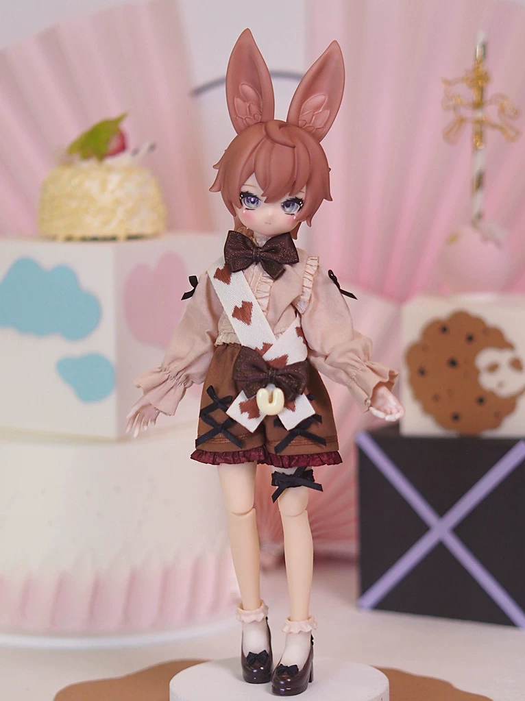 Подлинная UFDOLL 6 точек BJD MINI Tea Blind Basic Box Move Patrol игрушка Качели Игровая Девочка Подарок