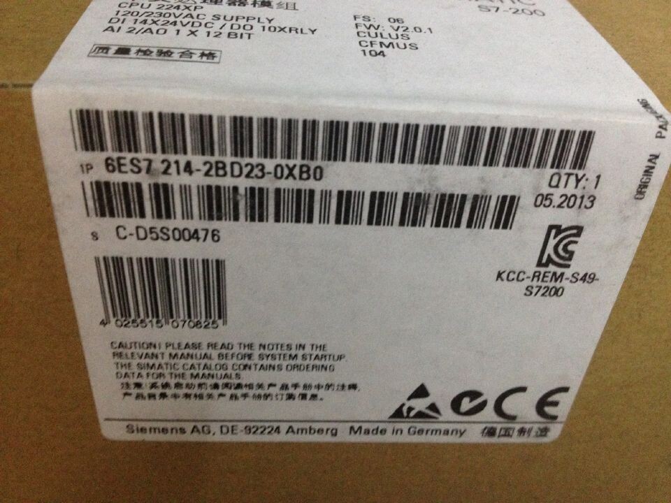 Siemens 6ES7214-2BD23-0XB0 OXBO S7-200 CPU 224XP processor spot