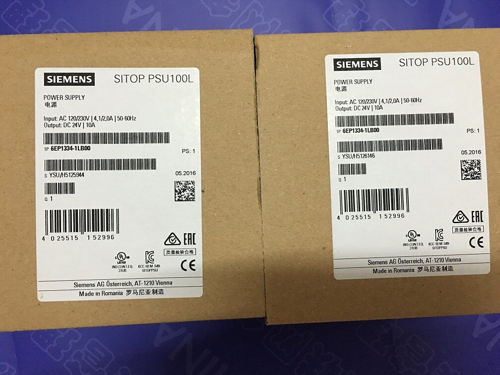 Siemens 6EP1334-1LB00 power module SITOP PSU100L 24 V 10 A regulated power supply