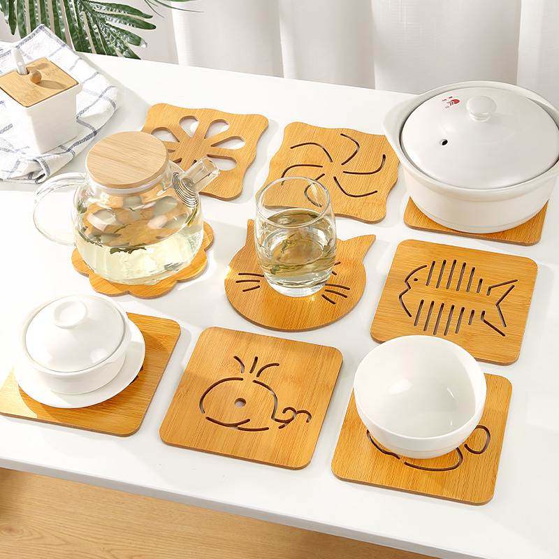 Insulation pad high temperature pot pad casserole soup pot anti-scalding pad household non-slip plate mat thickened coaster wooden table mat
