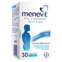 (Flagship Store) Bayer Menevit Menevit Pregnancy Folic Acid Vitamin Capsules 30 capsules of zinc and selenium supplements