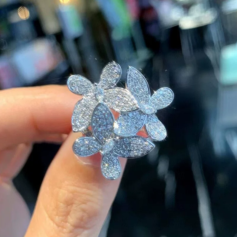Cute sophisticated ring, Aliexpress, flowered