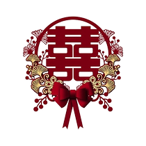 Happy character stickers wholesale wedding special bedroom door stickers window flowers wedding room decoration wall stickers door 囍 character wedding layout