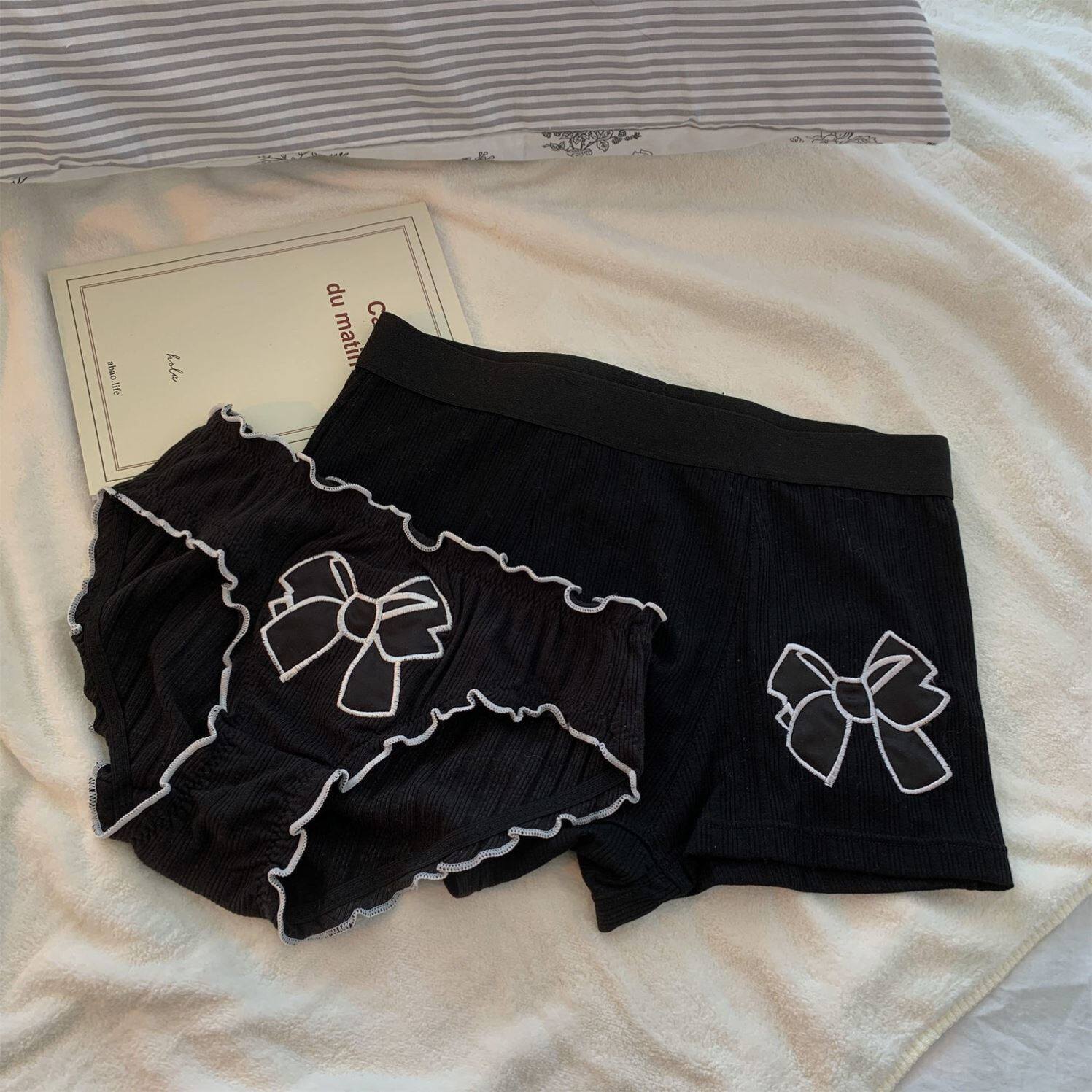 Love Comics * Lovers Pants Pure Cotton Light Lavish Sexy One Man Woman Passion Seductive Couple's Double Suit