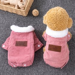Pet dog dog clothes winter Heattech than bear Small Size Dogs vest Teddy Bomei kitten winter thickened cotton coat