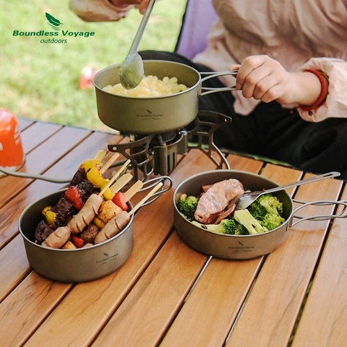 Дорожный комплект, портативная посуда для кемпинга, ланч-бокс