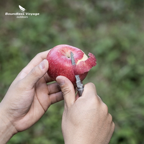 Biwei Чистый Титан Открытый Свисток Аварийный Свисток Выживания Кемпинг Туризм Портативный Многофункциональный Гаджет Пила