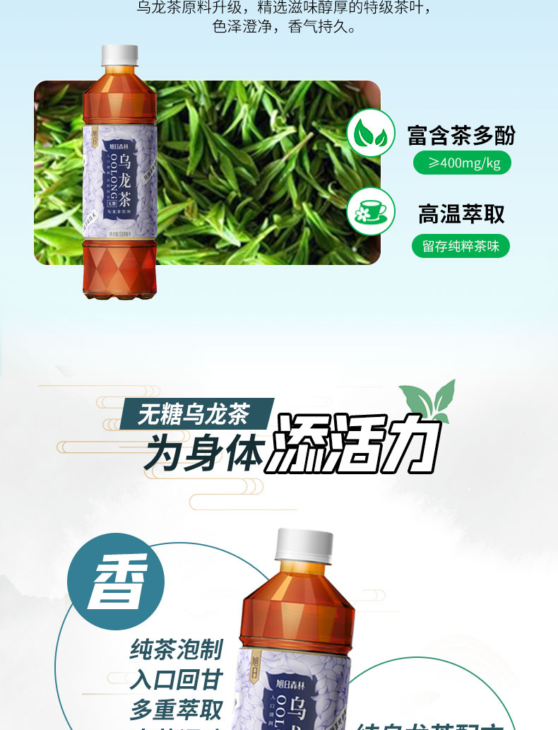 无糖乌龙茶饮料510ml*15瓶