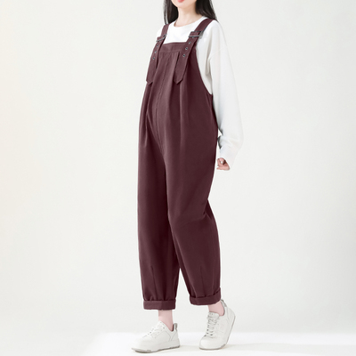 Forencos Thin Two-Piece Suit Maternity Bib Pants — 3