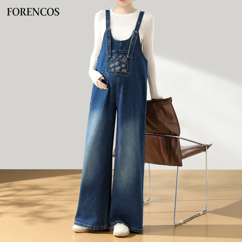 Maternity Denim Overalls for Fall 2026, New Style, Plus Size, Loose Fit, Covers the Body, Makes You Look Slimmer, Does Not Tighten the Belly, Maternity Wear
