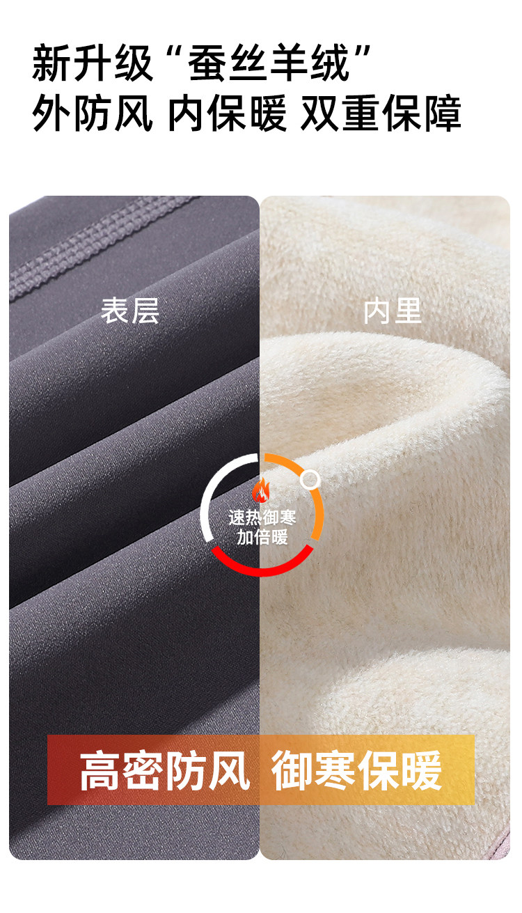 forencos孕妇鲨鱼裤秋冬加绒外穿2026新款修身显瘦微喇瑜伽打底裤 — 2
