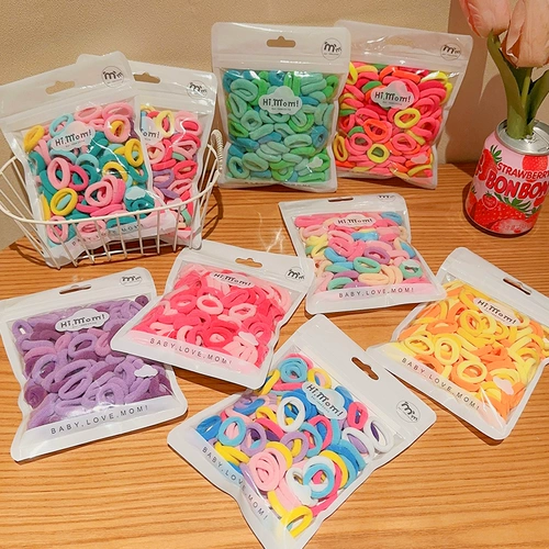 Детский поролоновый аксессуар для волос, безвредная резинка с косичкой, не повреждает волосы