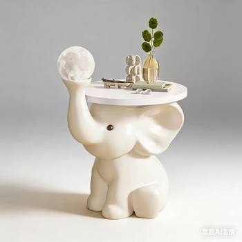 Elephant floor-standing ornaments living room large tv cabinet sofa