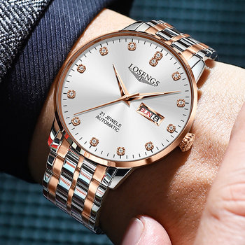 Swiss Genuine Watch Men's Mechanical Watch Men's Fully Automatic Waterproof Fashion Top Ten Brands Business Classic Men's Watch